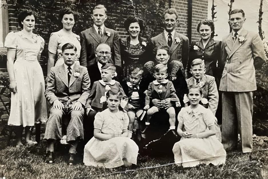 Familiefoto van de familie De Brabander